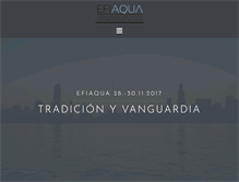 Tablet Screenshot of efiaqua.feriavalencia.com