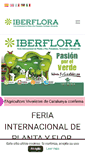 Mobile Screenshot of iberflora.feriavalencia.com